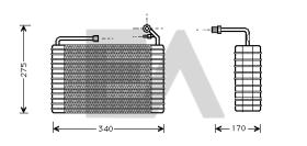 ElectroAuto 43B14001 - EVAPORADOR->APLICACION ORIGINAL BUI