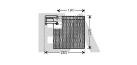 ElectroAuto 43B18001 - EVAPORADOR->APLICACION ORIGINAL NIS