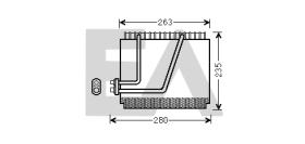 ElectroAuto 43B18002 - EVAPORADOR->APLICACION ORIGINAL NIS