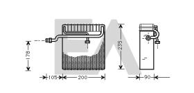 ElectroAuto 43B20002 - EVAPORADOR->APLICACION ORIGINAL DAE