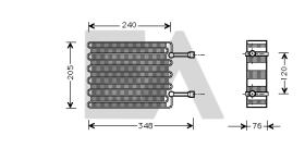 ElectroAuto 43B22002 - EVAPORADOR->APLICACION ORIGINAL FOR