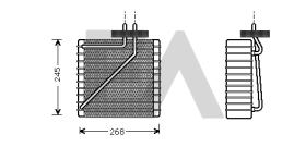 ElectroAuto 43B22010 - EVAPORADOR->APLICACION ORIGINAL FOR
