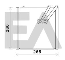 ElectroAuto 43B28009 - EVAPORADOR->APLICACION ORIGINAL HYU