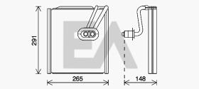 ElectroAuto 43B28010 - EVAPORADOR->APLICACION ORIGINAL HYU