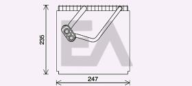 ElectroAuto 43B28013 - EVAPORADOR->APLICACION ORIGINAL HYU