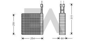 ElectroAuto 43B33002 - EVAPORADOR->APLICACION ORIGINAL JEE