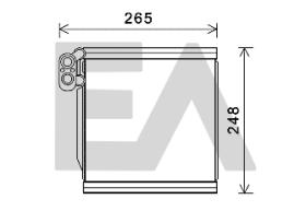 ElectroAuto 43B36001 - EVAPORADOR->APLICACION ORIGINAL KIA