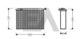 ElectroAuto 43B40001 - EVAPORADOR->APLICACION ORIGINAL LAN