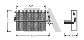 ElectroAuto 43B50007 - EVAPORADOR->APLICACION ORIGINAL MER