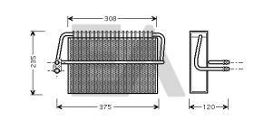 ElectroAuto 43B50008 - EVAPORADOR->APLICACION ORIGINAL MER