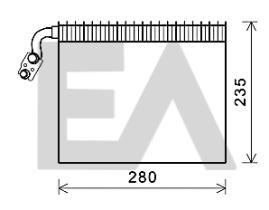 ElectroAuto 43B54013 - EVAPORADOR->APLICACION ORIGINAL OPE