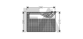 ElectroAuto 43B55004 - EVAPORADOR PEUGEOT