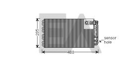 ElectroAuto 43B55006 - EVAPORADOR->APLICACION ORIGINAL PEU