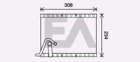 ElectroAuto 43B55009 - EVAPORADOR->APLICACION ORIGINAL CIT