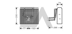 ElectroAuto 43B60003 - EVAPORADOR RENAULT