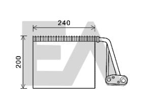 ElectroAuto 43B60008 - EVAPORADOR->APLICACION ORIGINAL REN