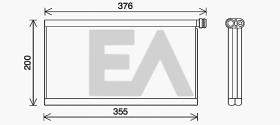 ElectroAuto 43B63002 - EVAPORADOR->APLICACION ORIGINAL SCA