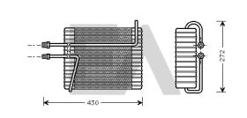 ElectroAuto 43B78002 - EVAPORADOR->APLICACION ORIGINAL VOL