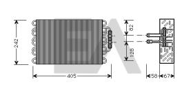  43M0014 - BATERIA EVAP.MB W208>97