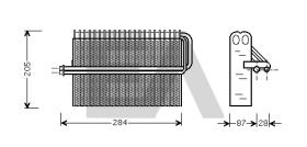 ElectroAuto 43O0024 - EVAPORADOR P/EQUIPO ORIGINAL OPEL