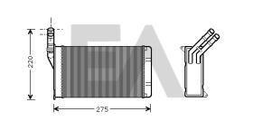 ElectroAuto 45C10006 - RADIADOR CALEFACCION PEUGEOT
