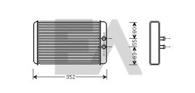  45C25022 - RADIADOR CALEFACCION PEUGEOT