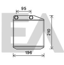  45C25025 - RADIADOR CALEFACCION VAUXHALL