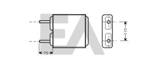 ElectroAuto 45C54007 - RADIADOR CALEFACCION OPEL