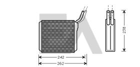 ElectroAuto 45C54016 - RADIADOR CALEFACCION VAUXHALL