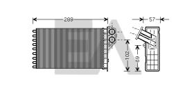  45C55017 - RADIADOR CALEFACCION PEUGEOT