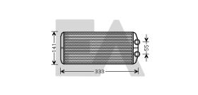  45C55022 - RADIADOR CALEFACCION PEUGEOT