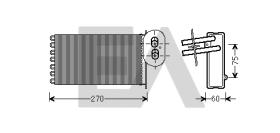 ElectroAuto 45C77012 - RADIADOR CALEFACCION VOLKSWAGEN