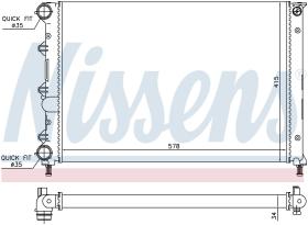 Nissens 60071 - RADIADOR ALFA ROMEO 147(937)(00-)1.