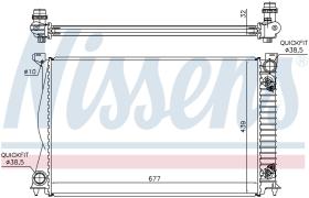 Nissens 60232A - RADIADOR AUDI A 6/S 6(C6)(04-)3.0 T