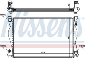 Nissens 60234A - RADIADOR AUDI A 6/S 6(C6)(04-)2.8 F