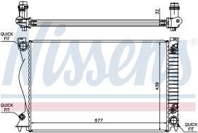 Nissens 60236A - RADIADOR AUDI A 6/S 6(C6)(04-)2.8 F