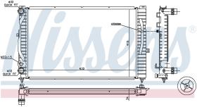  60299 - RADIADOR VOLKSWAGEN PASSAT B5(3B2.3