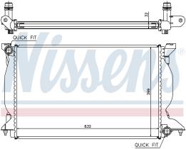 Nissens 60302A - RADIADOR AUDI A 4/S 4(B6.B7)(00-)2.