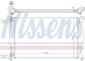 Nissens 60304A - RADIADOR AUDI A 4/S 4(B6.B7)(00-)2.