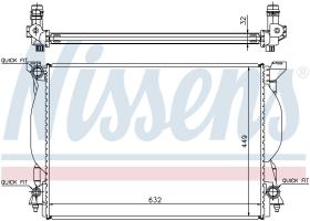 Nissens 60306A - RADIADOR AUDI A 4/S 4(B6.B7)(00-)3.