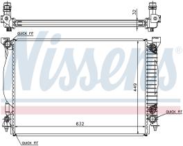 Nissens 60307A - RADIADOR AUDI A 4/S 4(B6.B7)(00-)3.