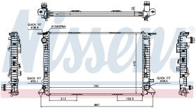 Nissens 60317 - RADIADOR AUDI A 4/S 4(B8)(07-)3.0 T