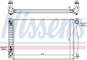Nissens 60328 - RADIADOR AUDI A 6/S 6(C6)(04-)4.2 F