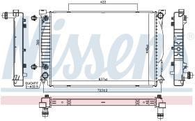 Nissens 60329 - RADIADOR AUDI A 4/S 4(B6.B7)(00-)S4