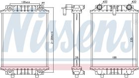 Nissens 60351 - RADIADOR AUDI A 4/S 4(B8)(07-)S4-3.
