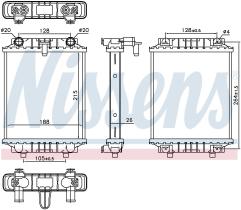 Nissens 60372 - RADIADOR VOLKSWAGEN GOLF VII(5G.BA.