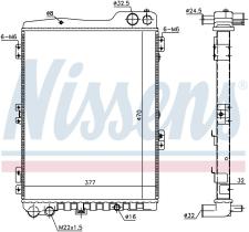 Nissens 60442 - RADIADOR AUDI 80/90(B4)(91-)2.3 I