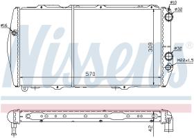  604551 - RADIADOR AUDI 100 (C2)(76-)2.0