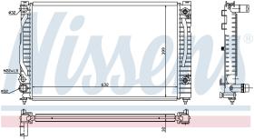 Nissens 60494 - RADIADOR AUDI A 4/S 4(B5)(94-)1.6 I