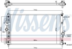 Nissens 606049 - RADIADOR OPEL INSIGNIA A(08-)2.0 CD